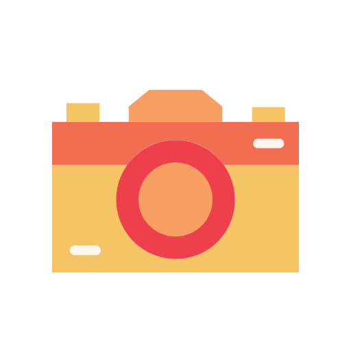 cámara fotográfica Good Ware Flat icono