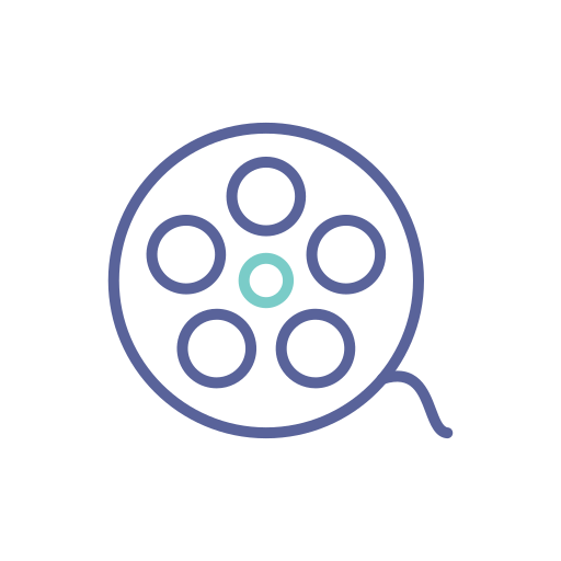 Film roll Generic Outline Color icon