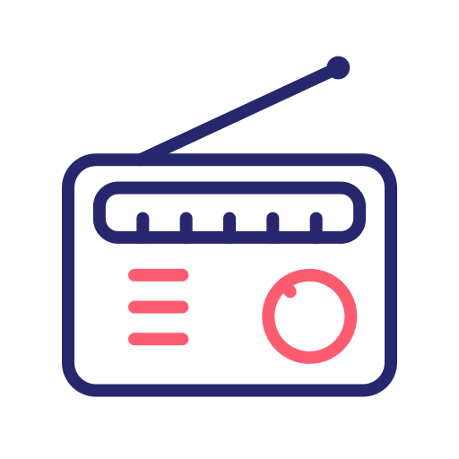 라디오 Generic Outline Color icon