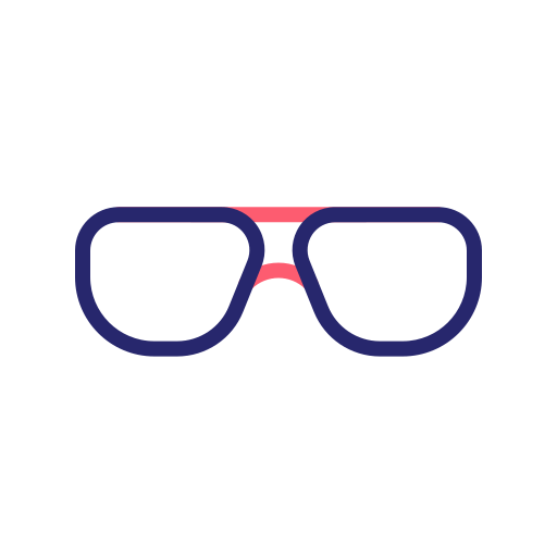 des lunettes de soleil Generic Outline Color Icône