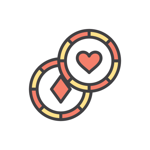 fichas de casino Generic Outline Color icono