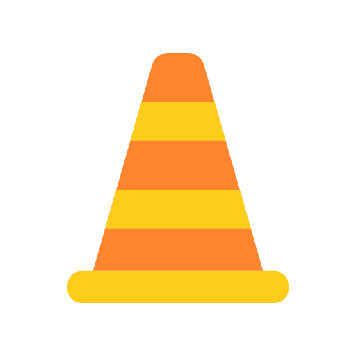 Traffic cone Good Ware Flat icon