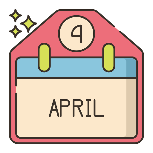 april Flaticons Lineal Color icoon
