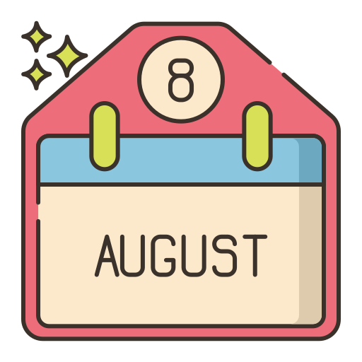 August Flaticons Lineal Color icon