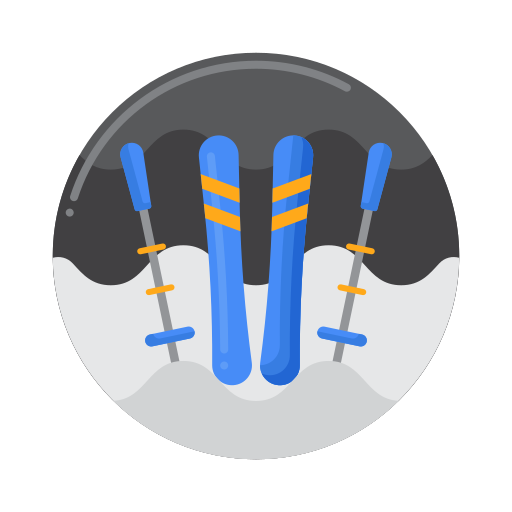 スキー Flaticons Flat icon