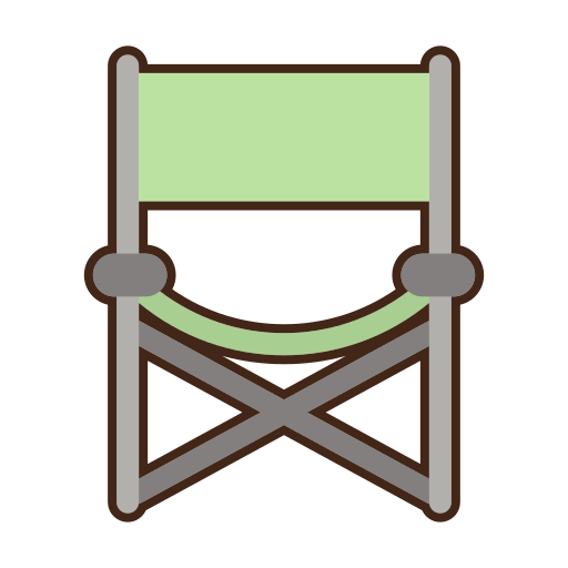 Directors chair Flaticons Lineal Color icon