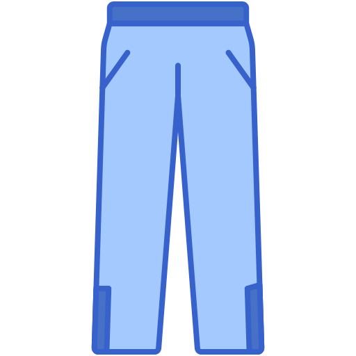 pantalone da sci Flaticons Lineal Color icona