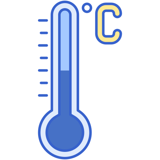 temperatuur Flaticons Lineal Color icoon