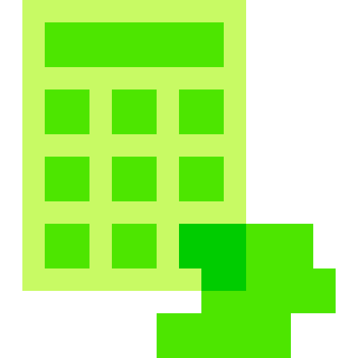 Calculator Basic Sheer Flat icon