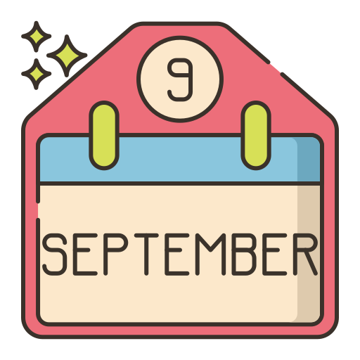 сентябрь Flaticons Lineal Color иконка