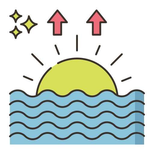 해돋이 Flaticons Lineal Color icon