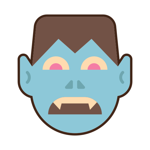 film horror Flaticons Lineal Color icona