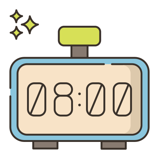 Waking up Flaticons Lineal Color icon