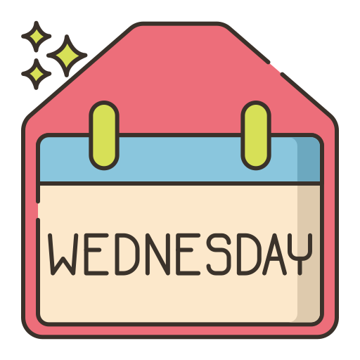 Wednesday Flaticons Lineal Color icon