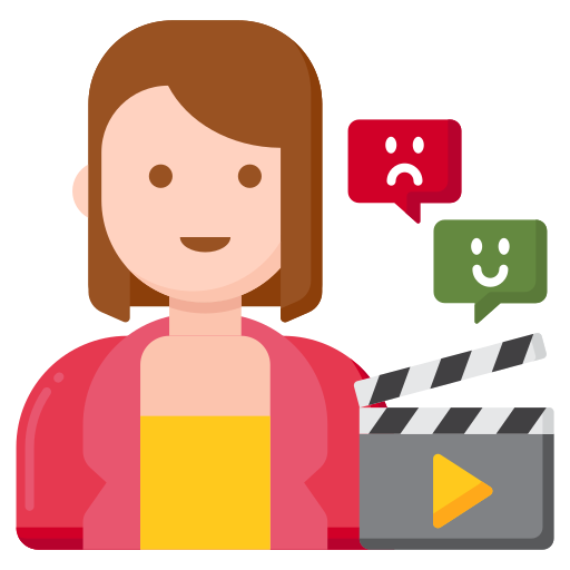 Film review Flaticons Flat icon