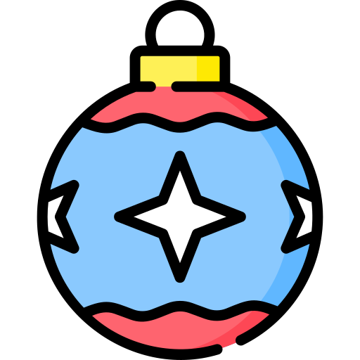 palla di natale Special Lineal color icona