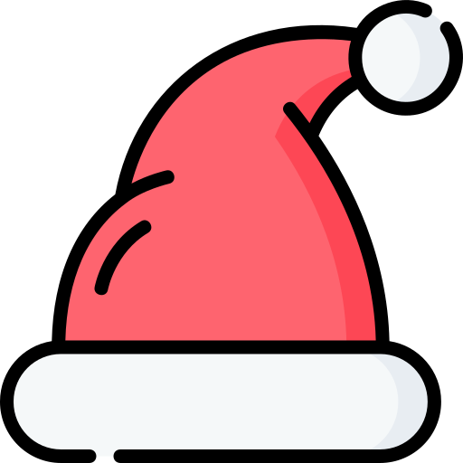 サンタの帽子 Special Lineal color icon