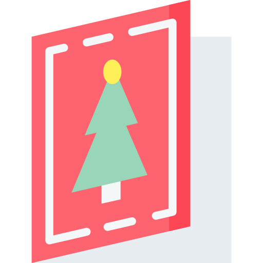 kartka świąteczna Special Flat ikona