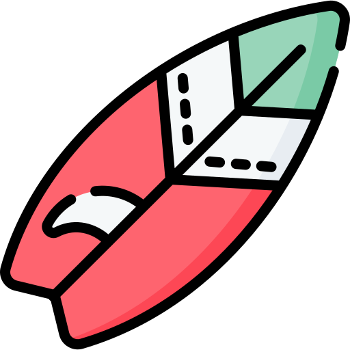 서핑보드 Special Lineal color icon