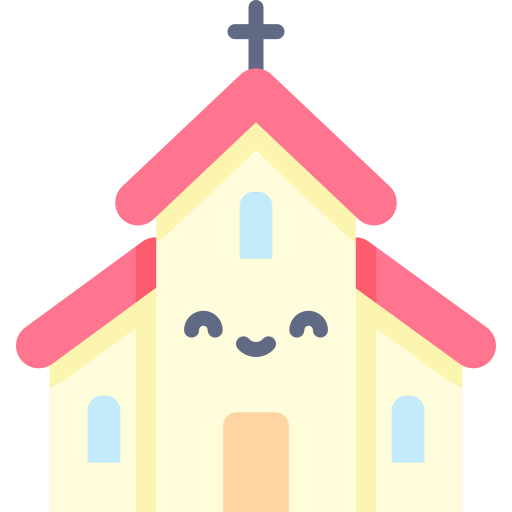 교회 Kawaii Flat icon