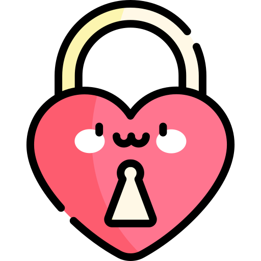 Heart Kawaii Lineal color icon