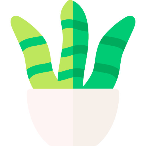 Змеиное растение Basic Rounded Flat иконка