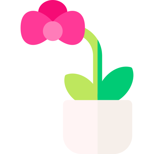 Орхидея Basic Rounded Flat иконка