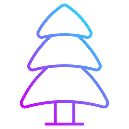 クリスマスツリー Generic Gradient icon