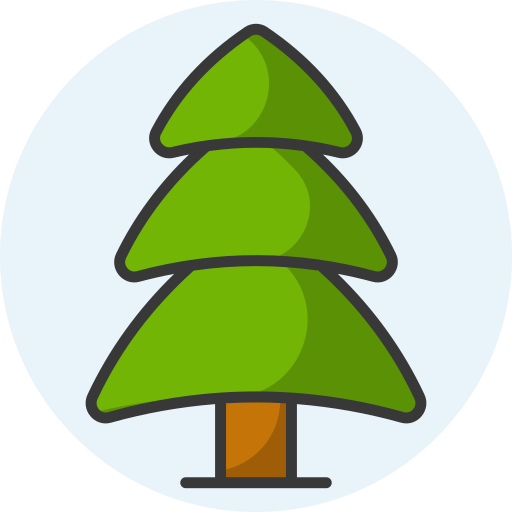 クリスマスツリー Generic Rounded Shapes icon