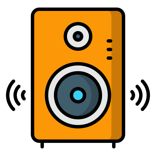 subwoofer Generic Outline Color icon