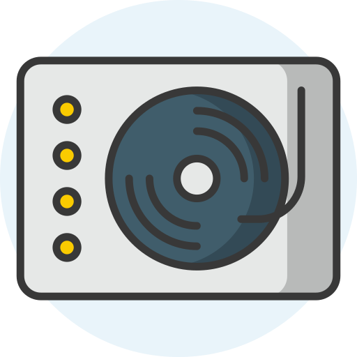 Vinyl record Generic Rounded Shapes icon