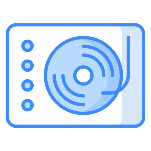 disco de vinilo Generic Blue icono