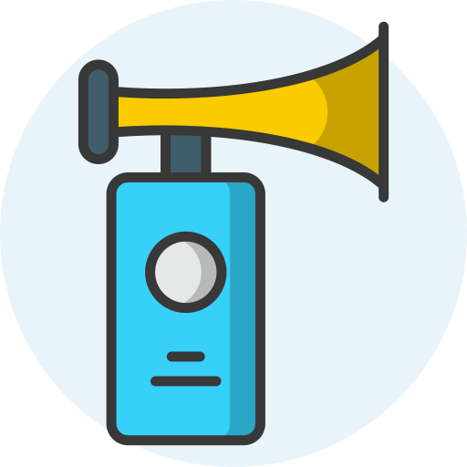 Air horn Generic Rounded Shapes icon