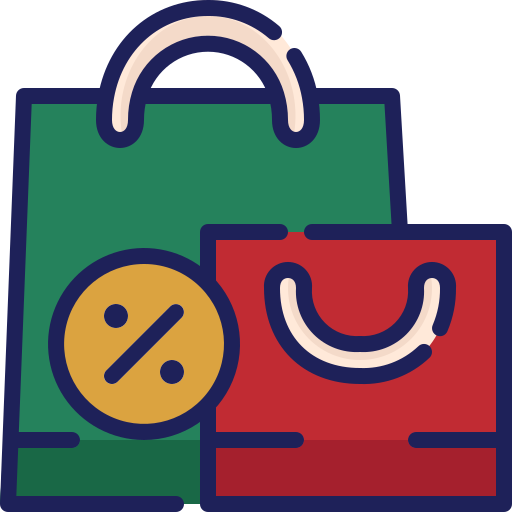 torby na zakupy Generic Outline Color ikona