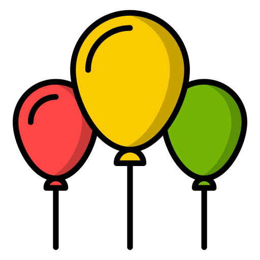 balões Generic Outline Color Ícone