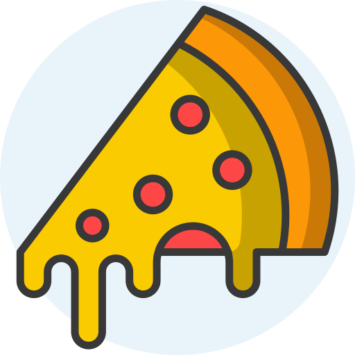 pizza Generic Rounded Shapes icon