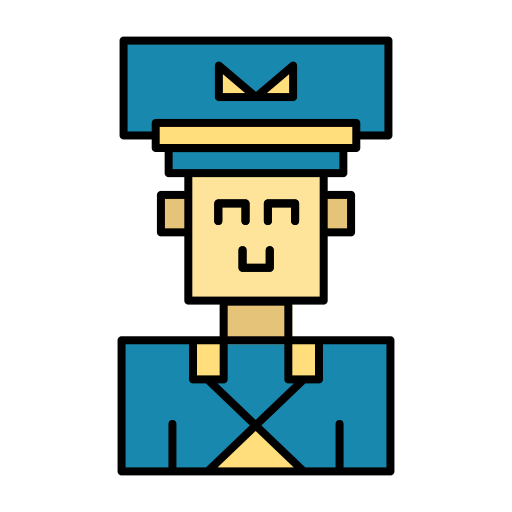 policía Generic Outline Color icono