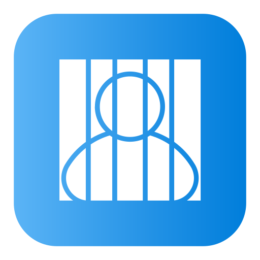 gevangenis Generic Flat Gradient icoon