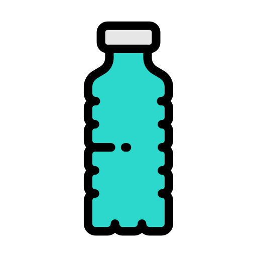 Plastic bottle Vector Stall Lineal Color icon