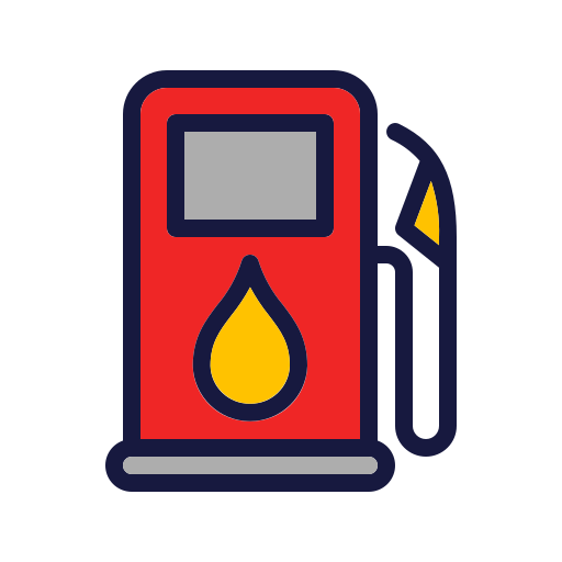 pompa benzynowa Generic Outline Color ikona