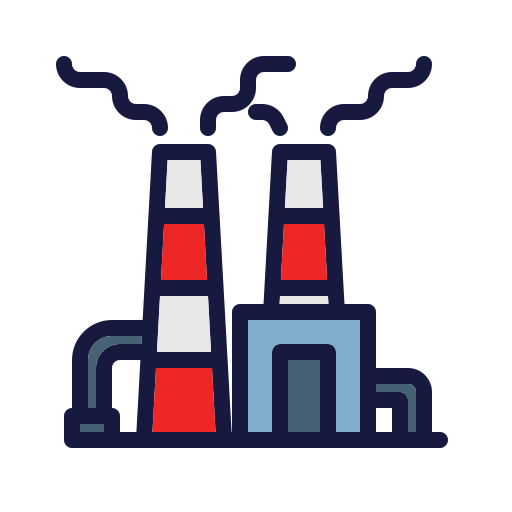rafineria ropy Generic Outline Color ikona