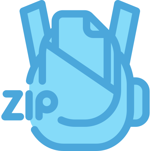 ジップ Generic Blue icon