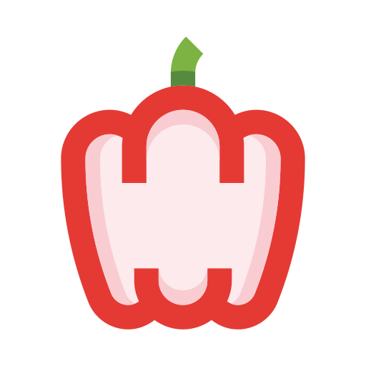 Bell pepper edt.im Lineal color icon