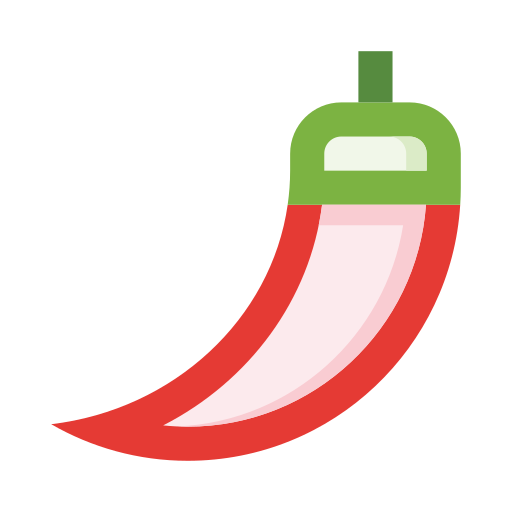 papryczka chili edt.im Lineal color ikona