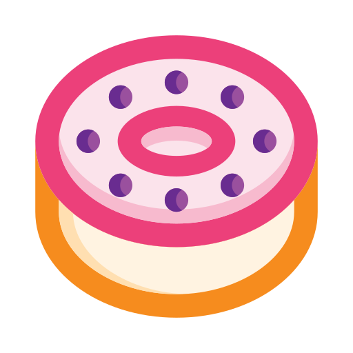 donut edt.im Lineal color icoon