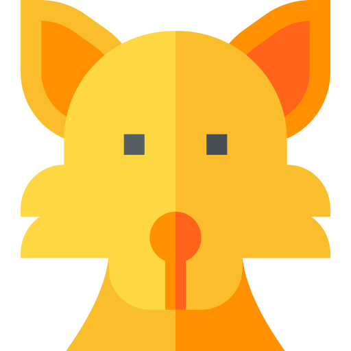 狐 Basic Straight Flat icon
