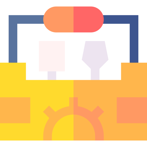 caja de herramientas Basic Straight Flat icono