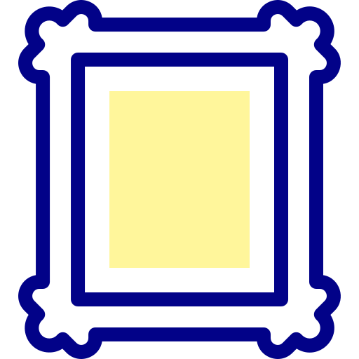 フレーム Detailed Mixed Lineal color icon