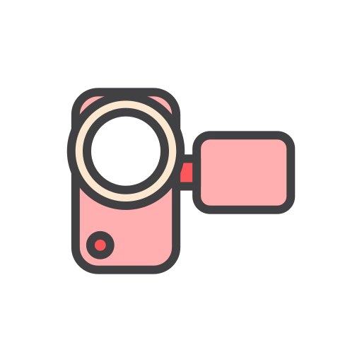 Camcorder Generic Outline Color icon