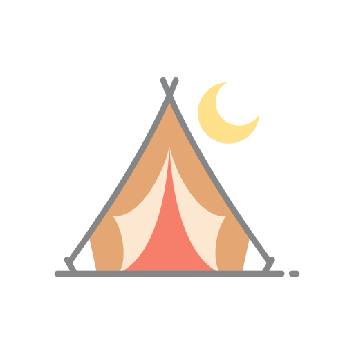 barraca de acampamento Generic Flat Ícone